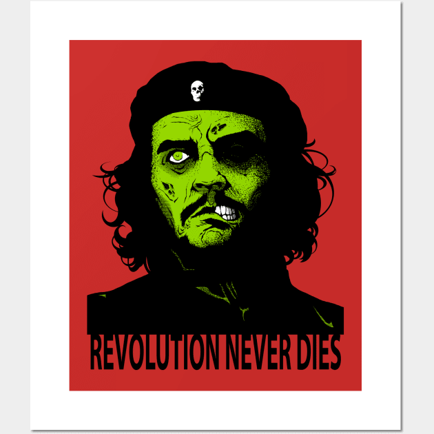 Zombie Revolution Che Guevara Wall Art by DeadMonkeyShop